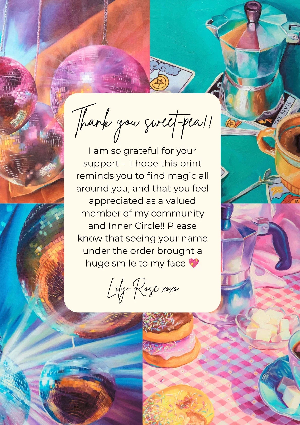 Sweet Ambrosia — A letter from the artist