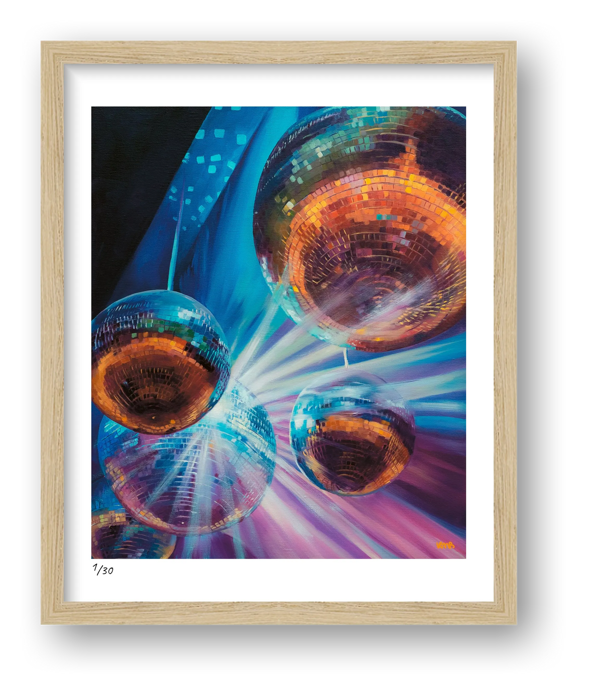 Disco Nights — framed