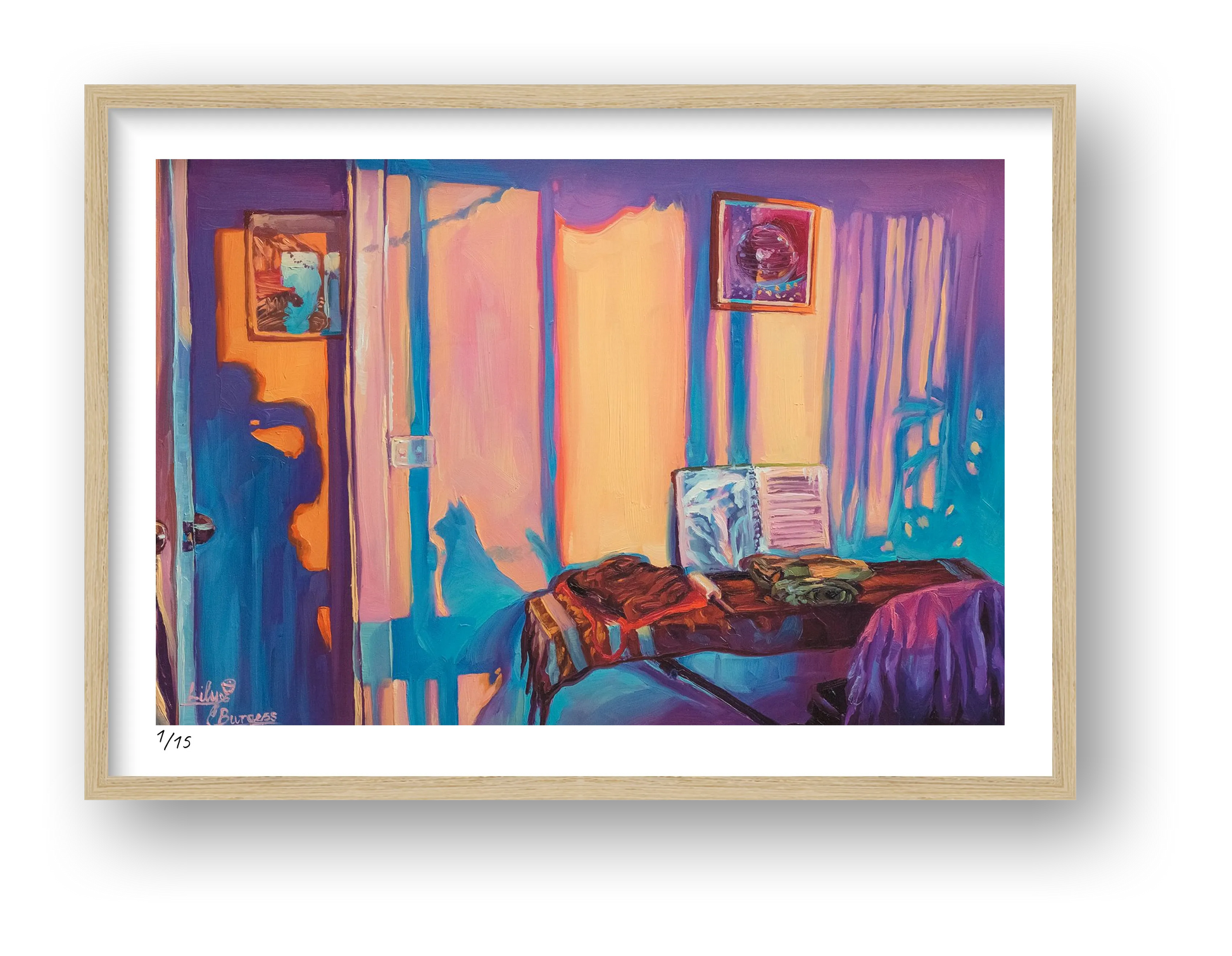 Suspended in Passing Haze — framed