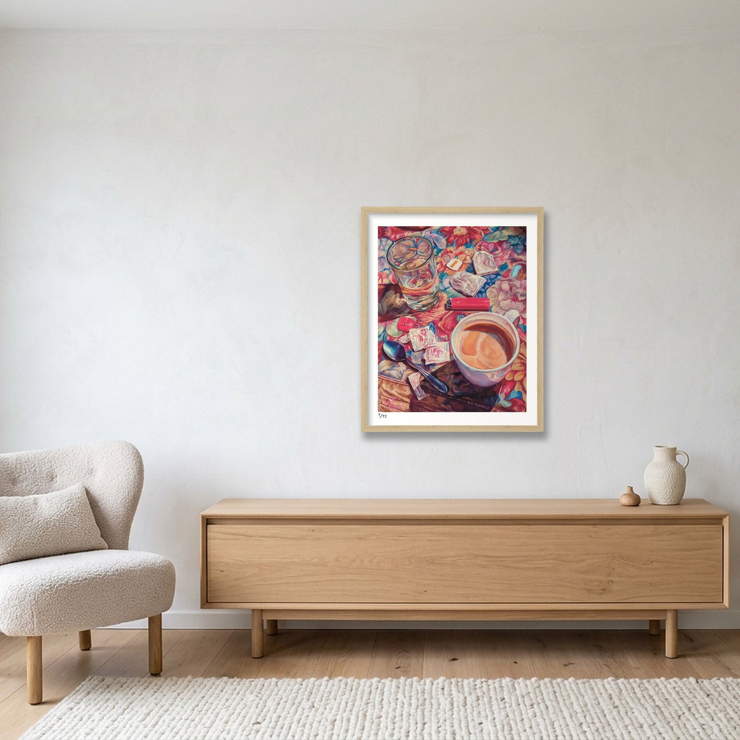 Try It, and You'll See — 40×50cm, 16×20" Oak Frame