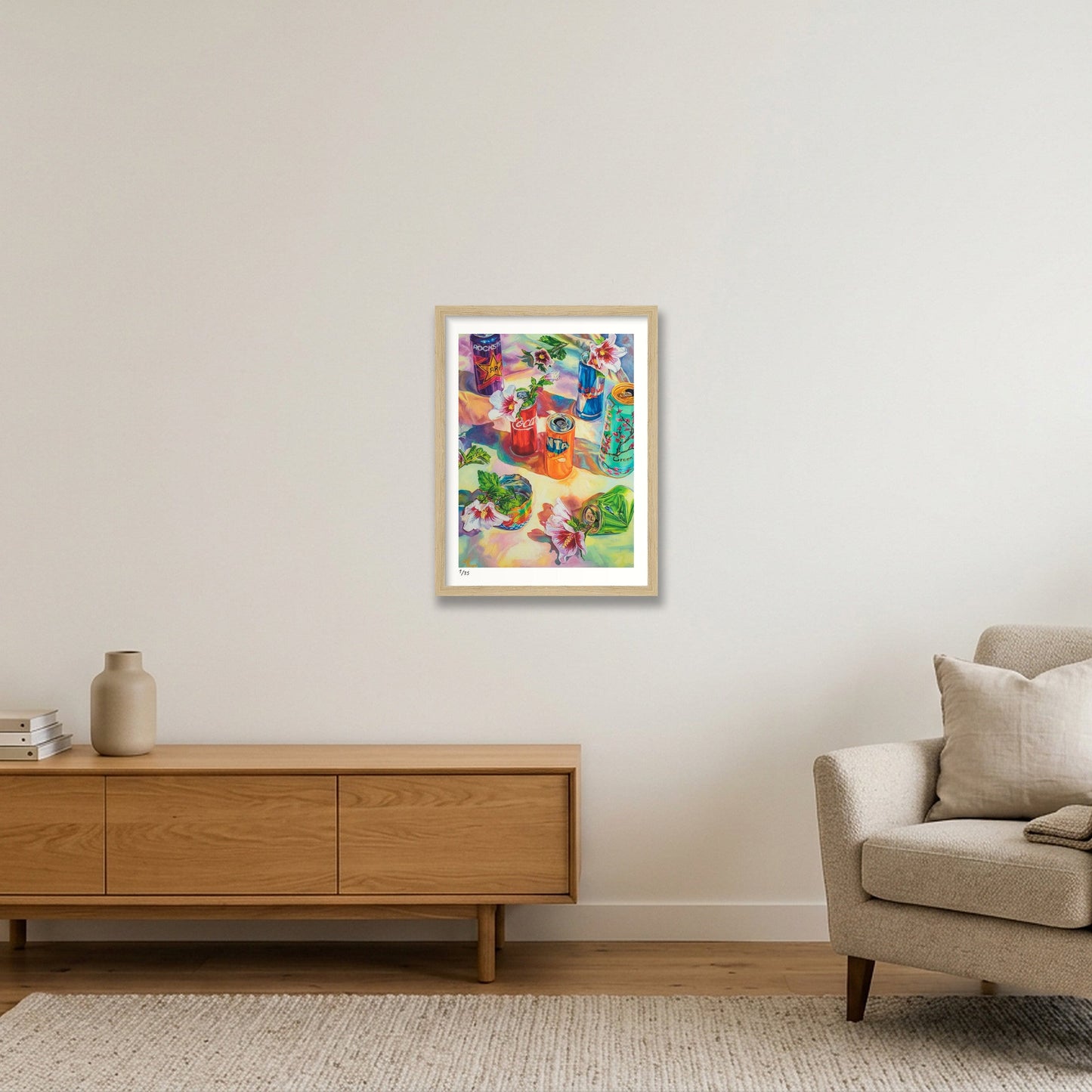 Borrowed Time — 30×40cm, 12×16" Oak Frame