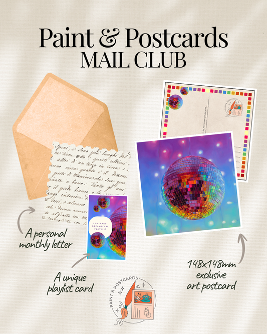 Paint & Postcards Club - Monthly Subscription